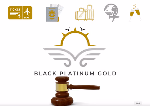The First NFT Black Platinum Gold Ever Minted