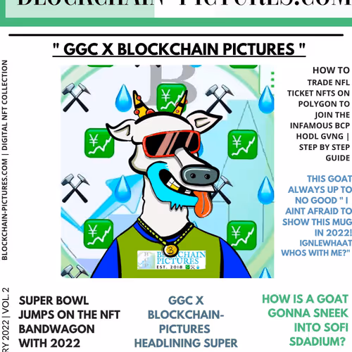 Febuary 2022 Vol.1 | @GREATEST GOATS CLUB X BlockChain-Pictures AOTM