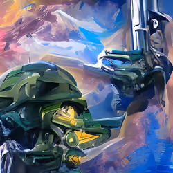 Master Chief Battle Rifle - #1