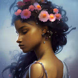 Flowers in head 0.3