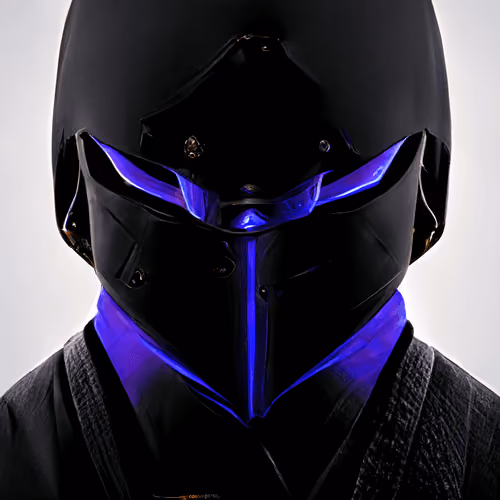 Black Purple Armored Samurai