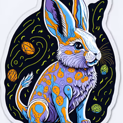 Cute Bunny sticker