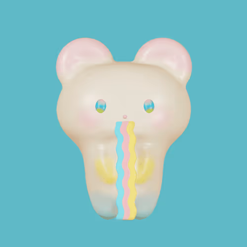 rainbowpuke moko bear
