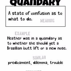May 8 Quandary