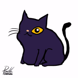 Cat purple 8