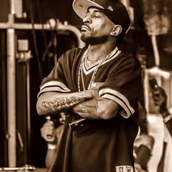 Da God Emcee RAKIM performing at Brooklyn HIP HOP Festival during his 30 year anniversary of Paid In Full 