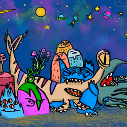 The friendly aliens