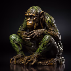 Bored Ape Sculpture #12