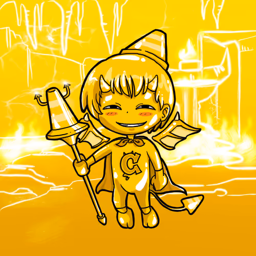 Mischievous Golden Cone Devil