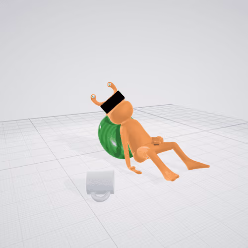 3d#011 - drunk on floor