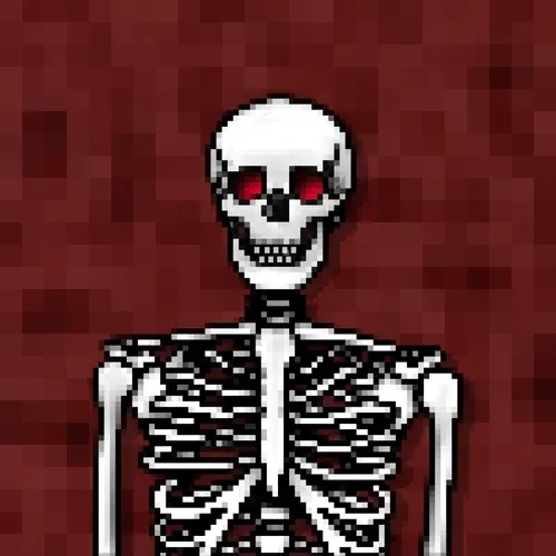 The Pixel Blood Splatter SKELE-LINK