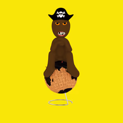 Grumpy pirate