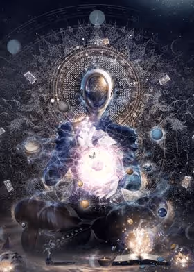 'COSMIC RITUAL VERTICAL' POSTER BY CAMERON GRAY _ DISPLATE
