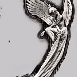 angel over the city