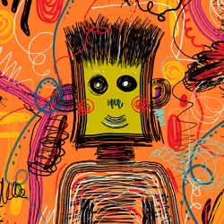 Alona Savchuk - Abstract Scribbles #10