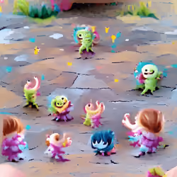 Tiny Happy Monsters - party time