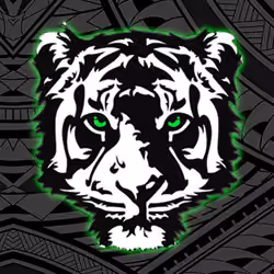 Ohana Tiger Green Glow