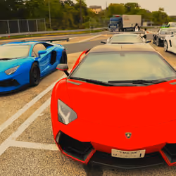 Lambo lot! 