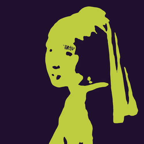 HACKD girl with pearl earring