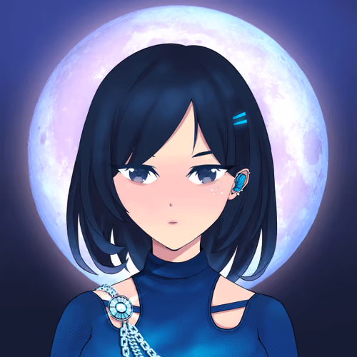 023-[DARK BLUE] IDOL MOON [COMMISSION]