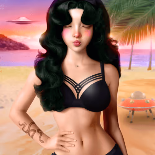 Mantis on the Beach #21