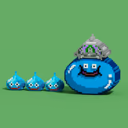 Three Slimes & King Slime