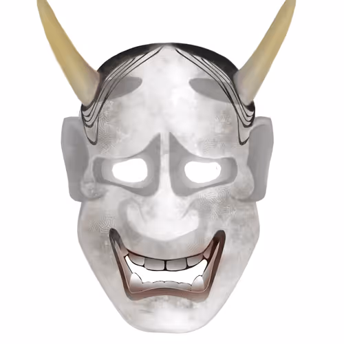 能面　【般若】　Hannya