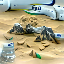 Mountain and Sand