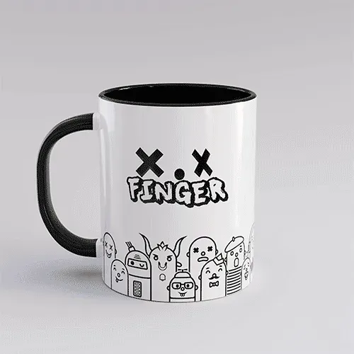 FingerX White Cup