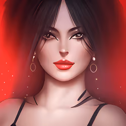 Hot brunette lady #09 _ 3D AI animation by ArthasY