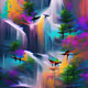Rainbow Waterfall #11