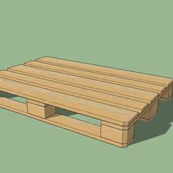Eco product #0 reused pallet 