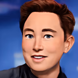 Elon Musk #2 3D Real-Cartoon
