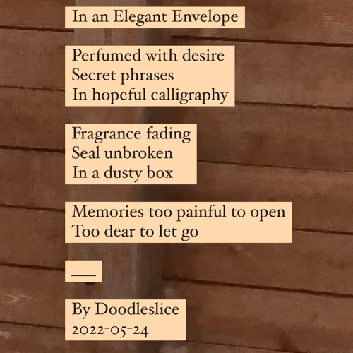 In an Elegant Envelope - poem and reading by Doodleslice
