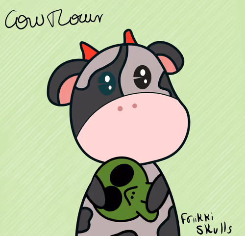 Friikki Skulls Cows Favorite Toy