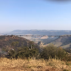 Fire in the mountains