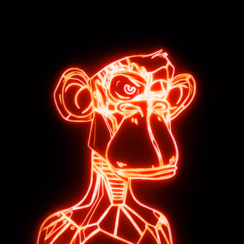 Bored Ape #147 "Volcano Edit"