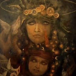 Woman with Child by Alberto Thirion