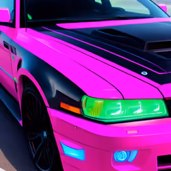 Neon car #2
