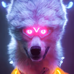  Neon Wolf #20