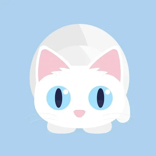 Cat Wiggle 02 SHIRO