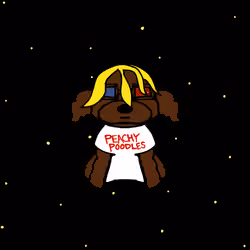Peachy Poodle #2055