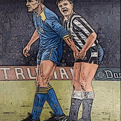 Infamous Vinnie Jones crotch grab on Paul Gascoigne