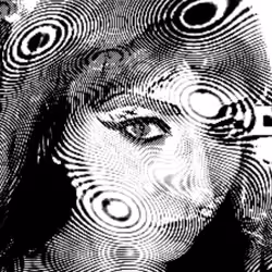The Face Painter - Black and White Sexy Swirls 