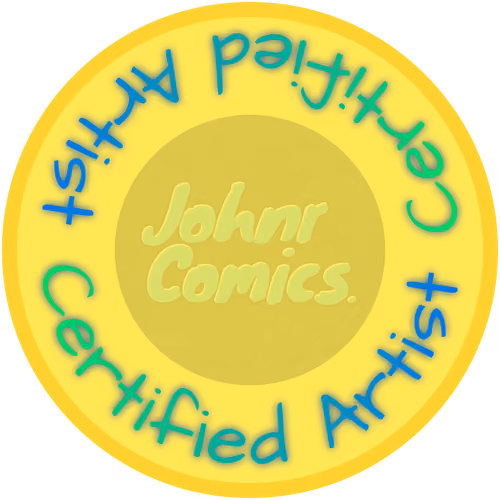 Johnr Comics Official Artist Club Coin