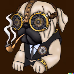 Steampunk Pug #2