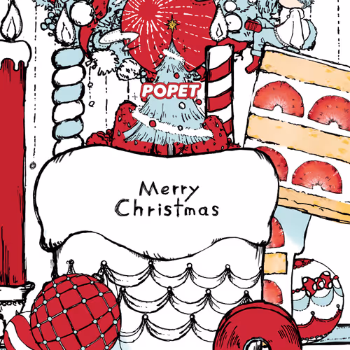 POPET #Merry Xmas Original Art
