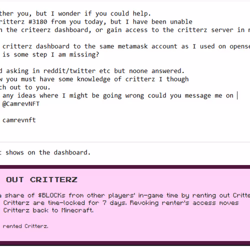 message to seller