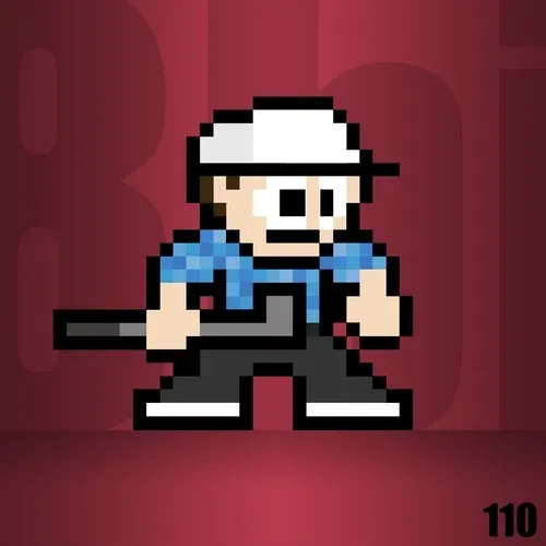 8bitTeeTime GΞN 2 Golfer 110