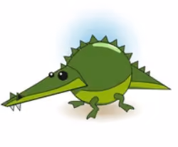 ᠌☁ Crocodile #5